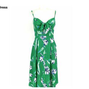 Eliza J Tie Front Fit & Flare Midi Dress size 14